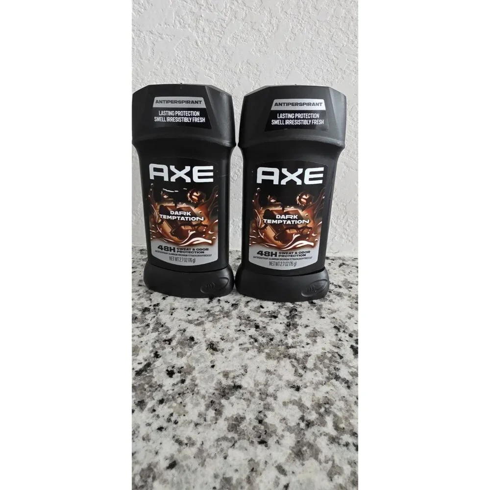 2 Pack AXE Dark Temptation Antiperspirant Stick 48Hr 2.7oz Men‎